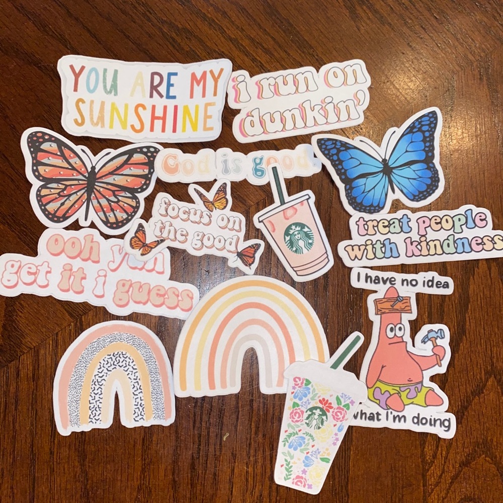 aesthetic sticker set